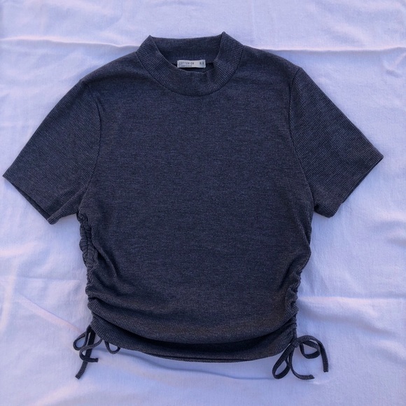 Cotton On Tops - Cotton On - Gray Ruched Top